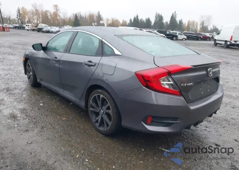 2021 Honda Civic Sport from USA, damaged, VIN 19XFC2F88ME201748
